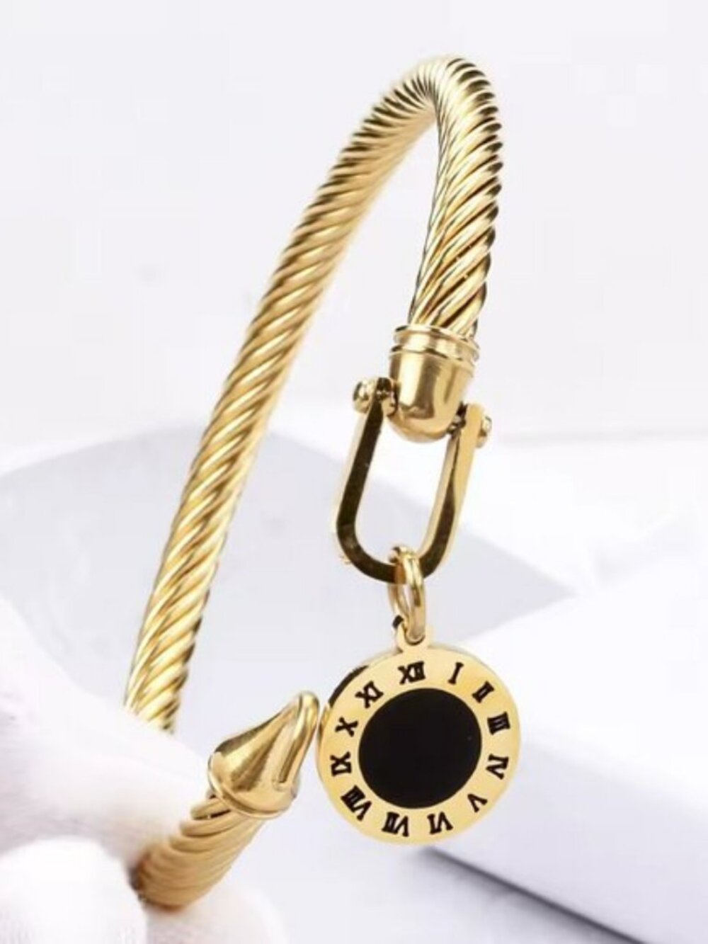 NEW! ROMAN NUMERAL 316L STAINLESS STEEL BRACELET